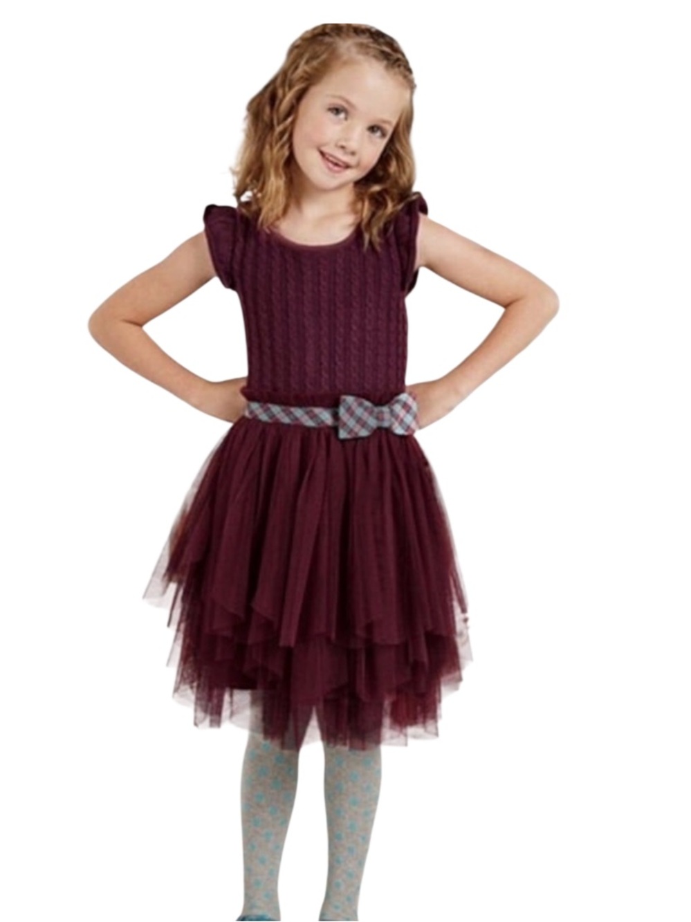 Matilda Jane Burgundy Once Upon A Time  Sweater Dress Size 6